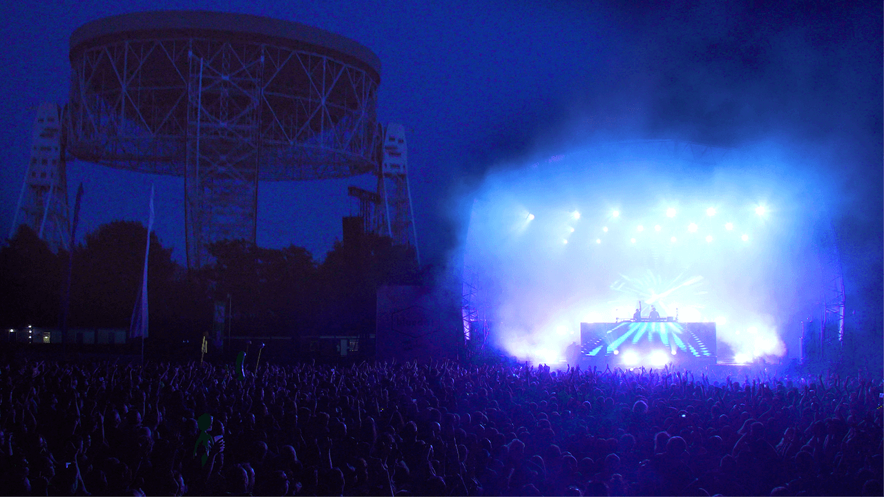 Show at Jodrell Bank directed by John Surdevan